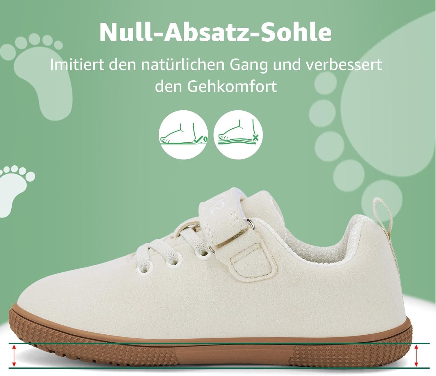 Thumbnail 3 de SAGUARO Barfußschuhe Kinder – Breiter Zehenraum, Klettverschluss und rutschfeste Sohle