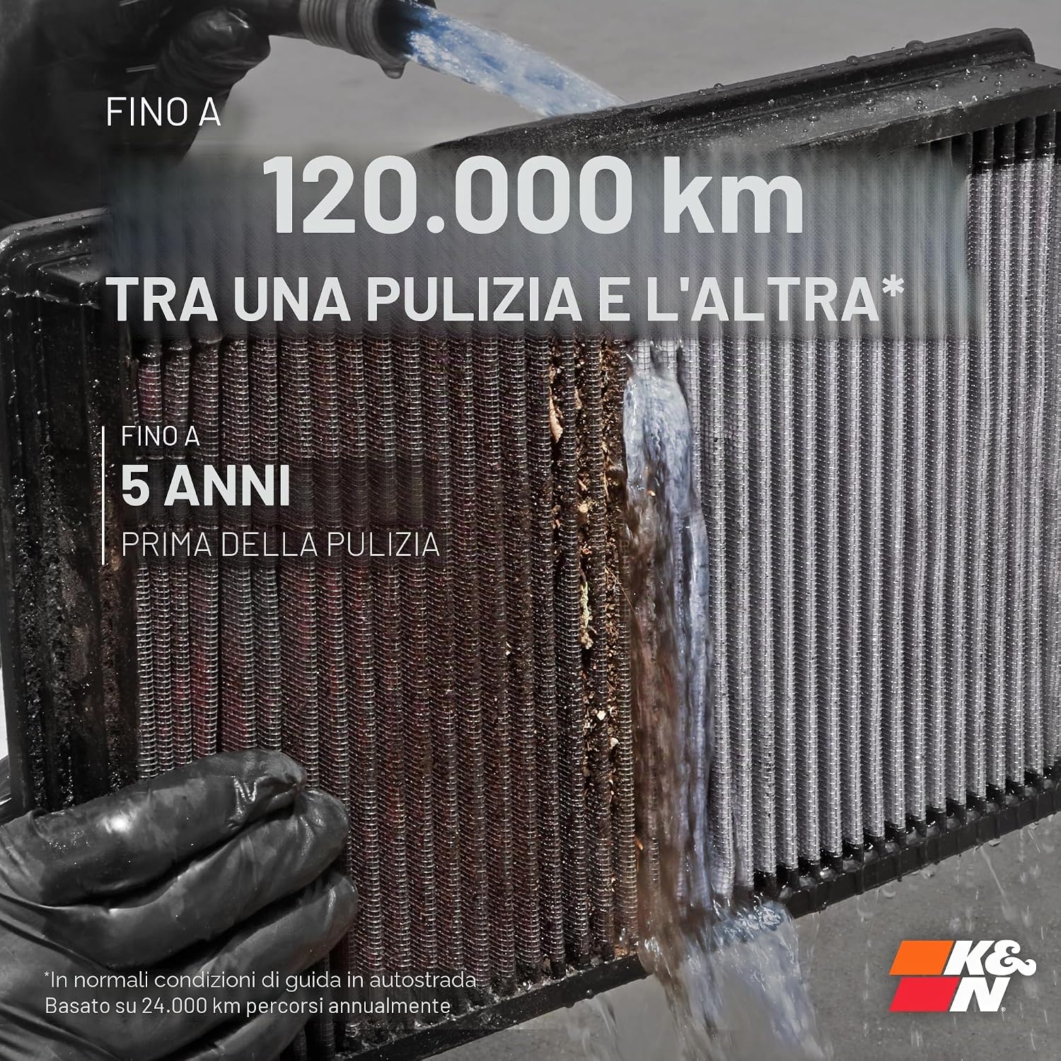 Thumbnail 4 de K&N 33-3051 Filtri Aria Sostitutivi Lavabili e Riutilizzabili