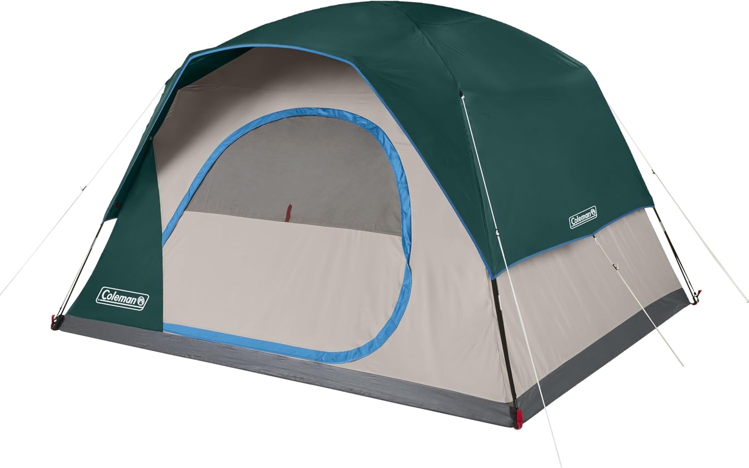 Detalle de Coleman Skydome 6-Person Camping Tent with WeatherTec and Pre-Attached Poles