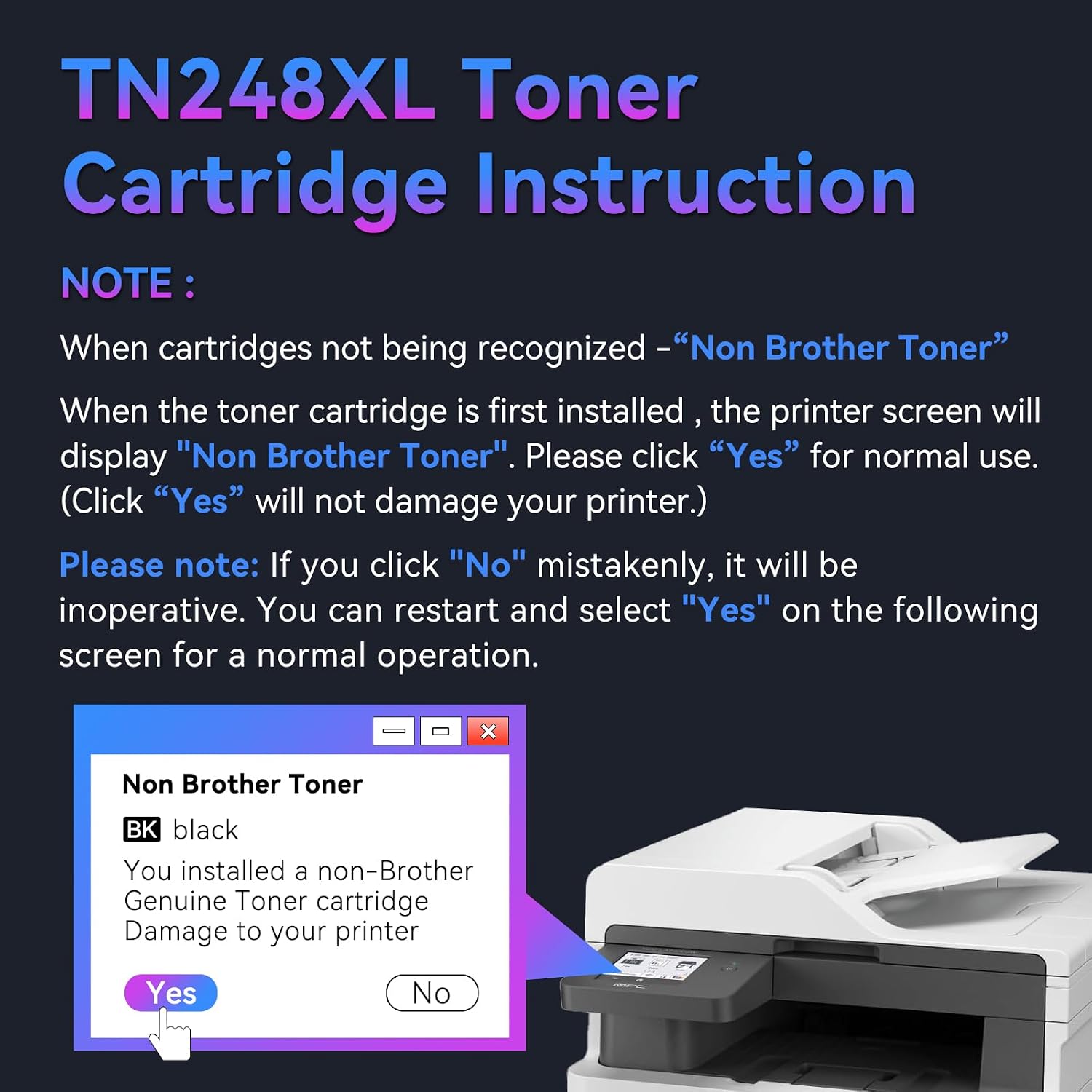 Thumbnail 6 de ZIPRINT TN248XL Compatible 4 Pack