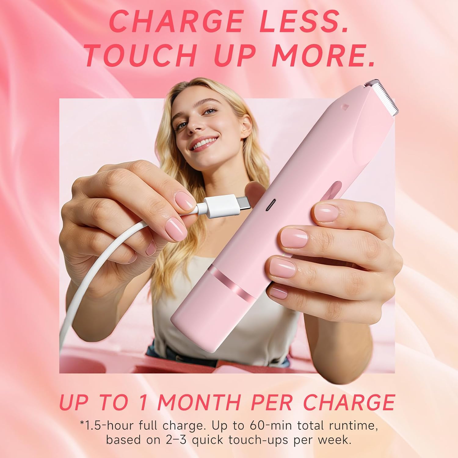 Thumbnail 6 de Fanovae Bikini Trimmer Women: Gentle, USB‑C Rechargeable Wet & Dry Shaver for Sensitive Areas