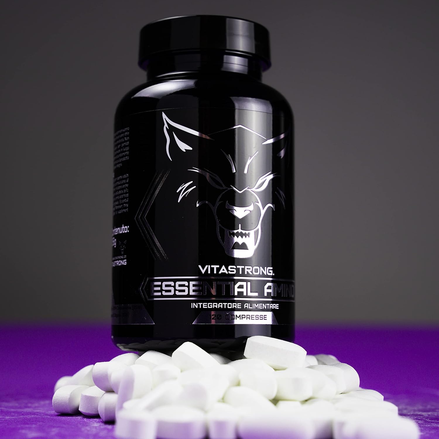 Thumbnail 6 de Aminoacidi essenziali EAA Vitastrong: 8 EAA con BCAA in 120 compresse per allenamenti