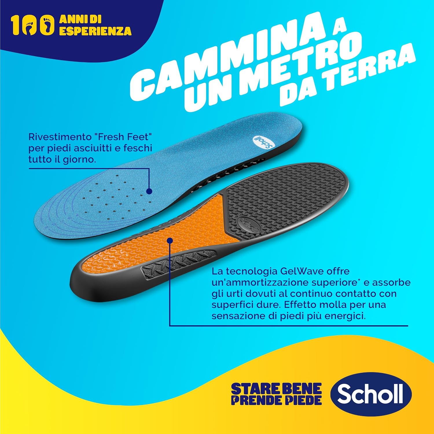 Detalle de Dr. Scholl’s GelActiv Solette GelWave per scarpe e scarponcini da lavoro (taglia 40-46,5)