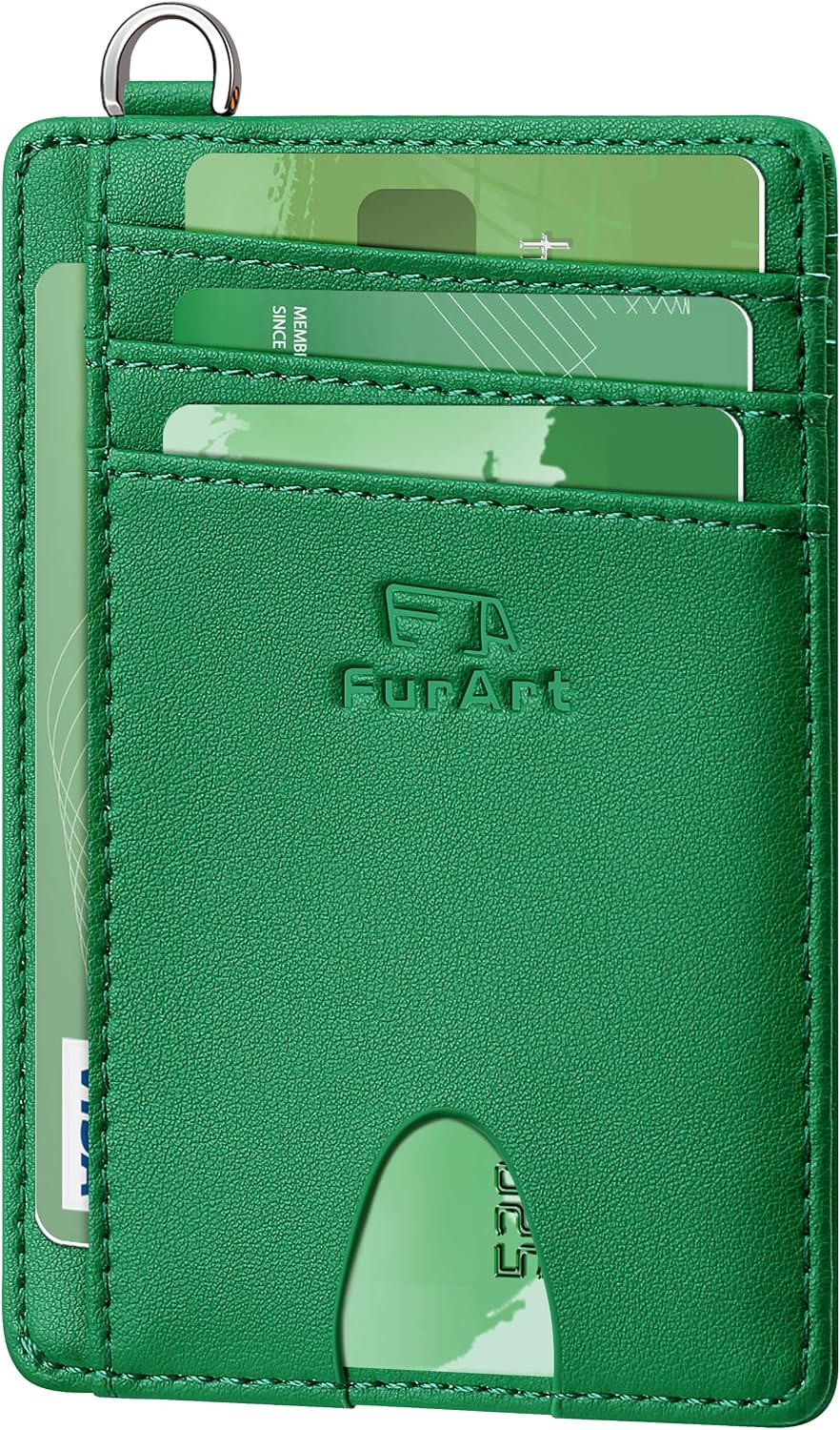Detalle de FurArt Slim RFID Blocking Credit Card Holder Wallet