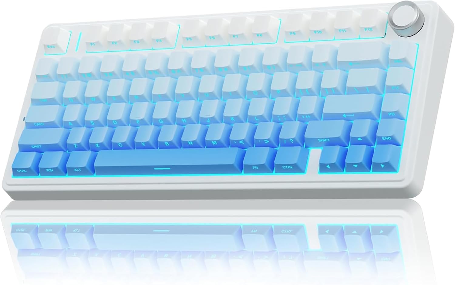 Detalle de AULA F75 Mechanische Tastatur Gaming – 75% Layout, Triple-Mode, Hot-Swap, RGB