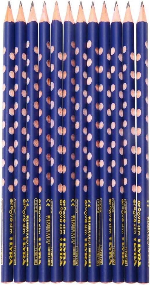 Thumbnail 2 de LYRA Groove slim L1760100 grafitpennor HB, ergonomiskt grepp, 12-pack