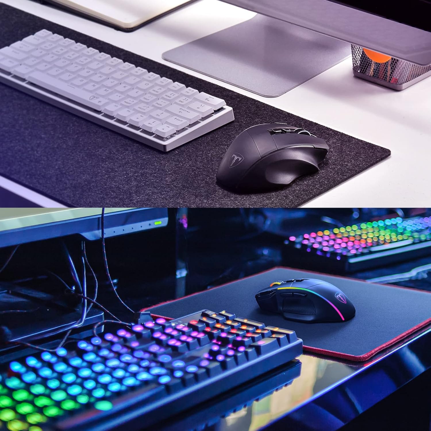 Thumbnail 6 de RisoPhy Gaming Maus Kabellos RGB 10000 DPI