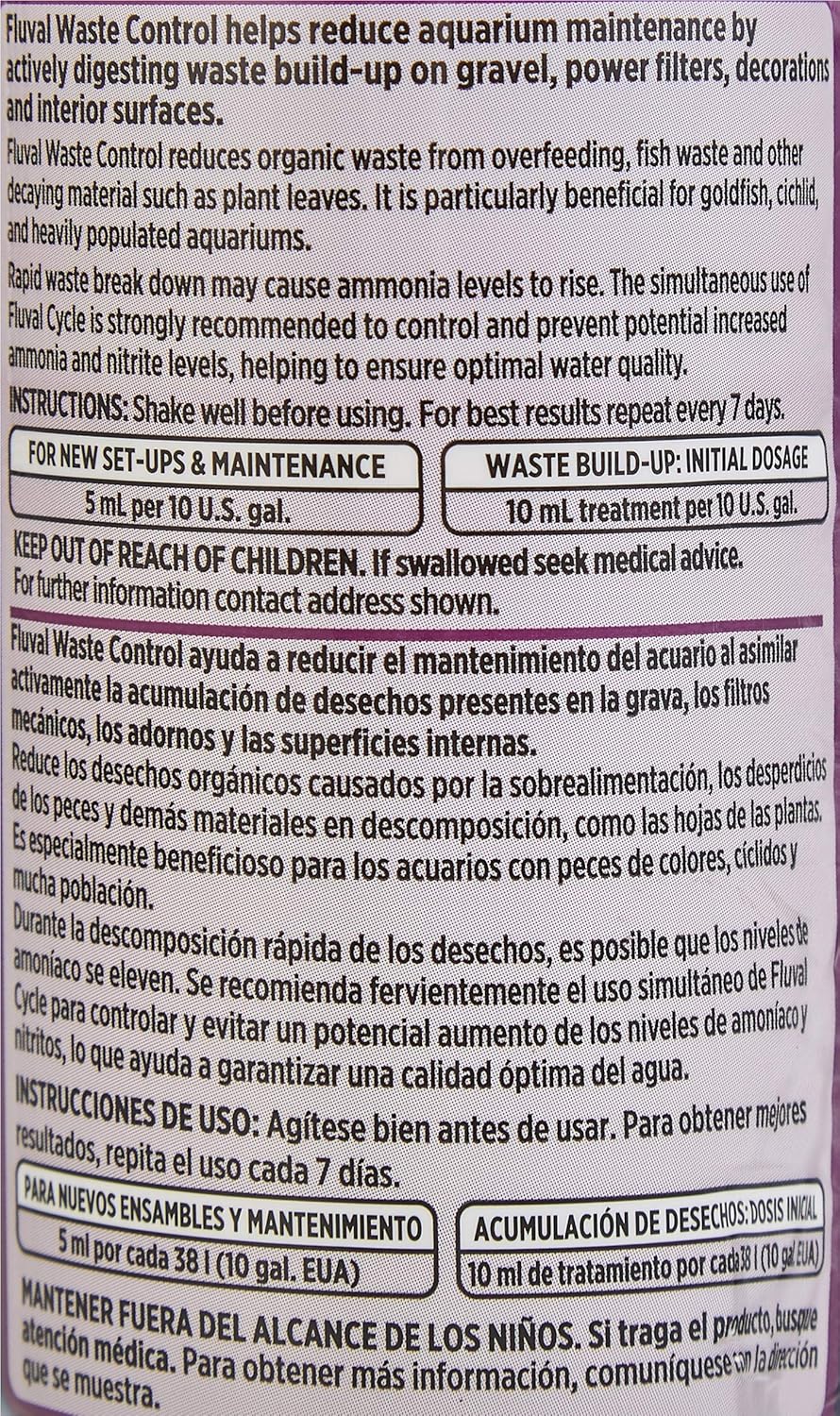Detalle 2 de Fluval Limpiador Waste Control 250 ml 🐠