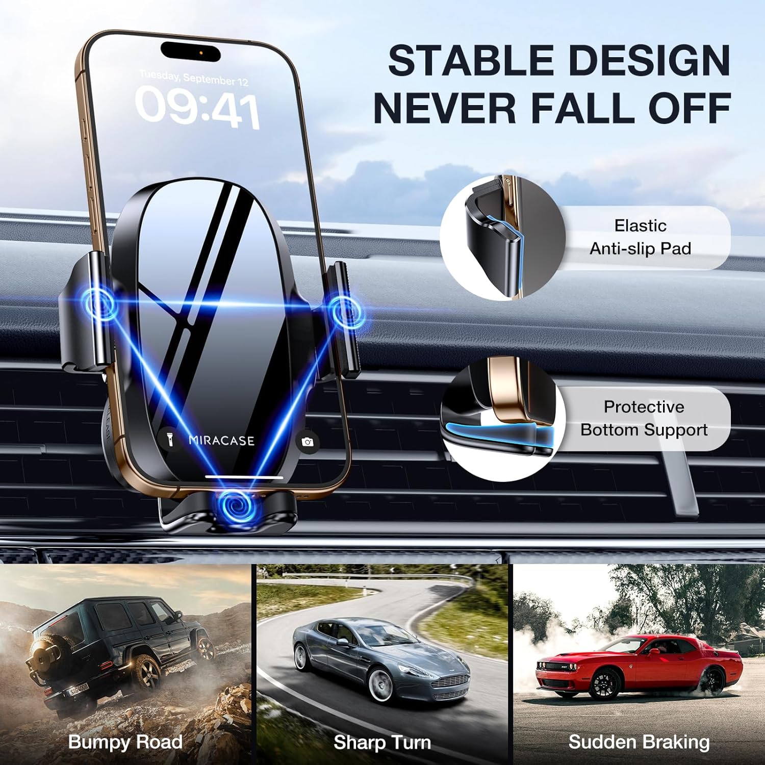 Thumbnail 1 de Miracase 2nd Gen Car Phone Holder