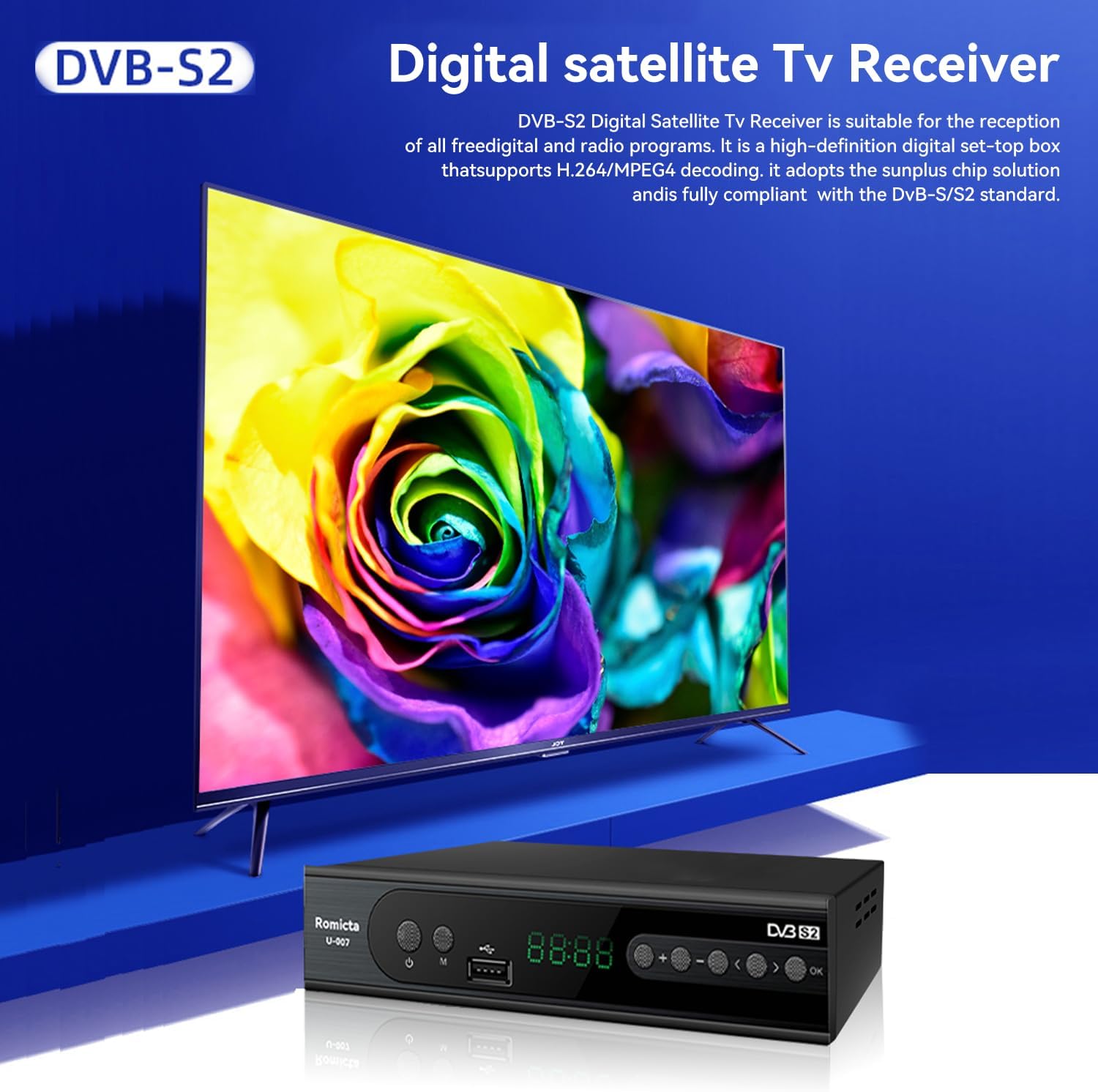 Thumbnail 3 de Romicta HD Receiver 84 Kanäle