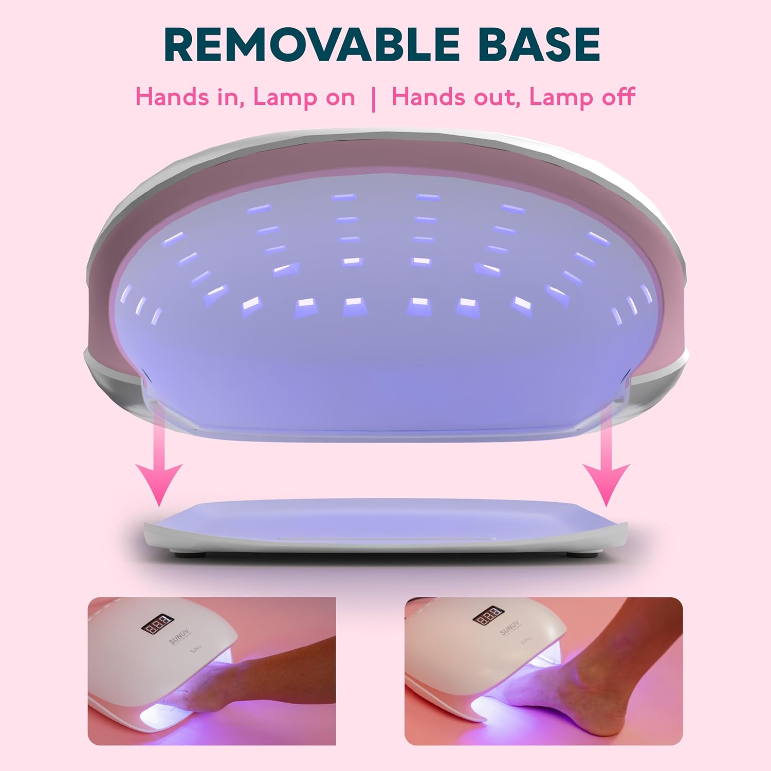 Thumbnail 3 de SUNUV UV LED Lampe Nageltrockner mit LCD und Sensor 💅