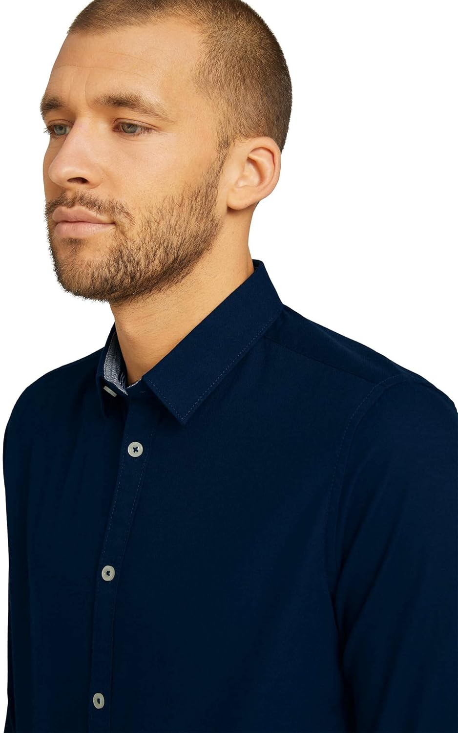 Thumbnail 3 de TOM TAILOR Herren Slim Fit Hemd mit feiner Struktur