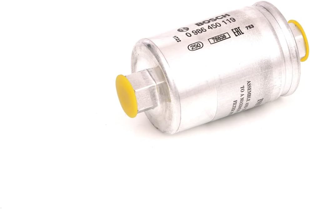 Detalle de Bosch F0119 Filtre à carburant Essence – Séparation des particules et protection du système d'injection