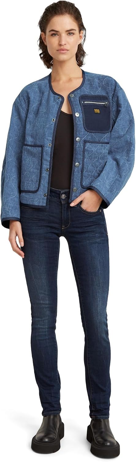 Thumbnail 3 de G-Star Damen Midge Saddle Straight Jeans – Mid Waist, Gerades Bein