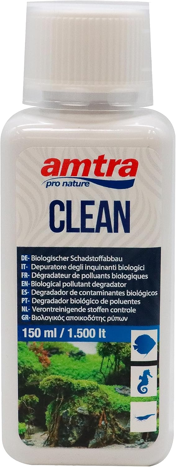 Detalle de Amtra Clean – Depuratore naturale per l'acqua degli acquari, 3000 ml