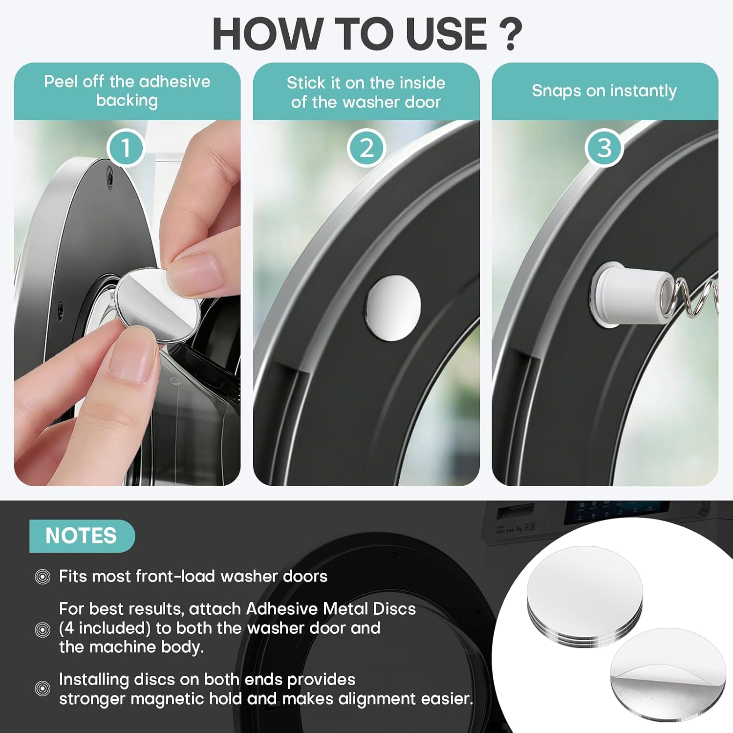 Thumbnail 5 de Nezylaf Washer Door Prop 4-Pack