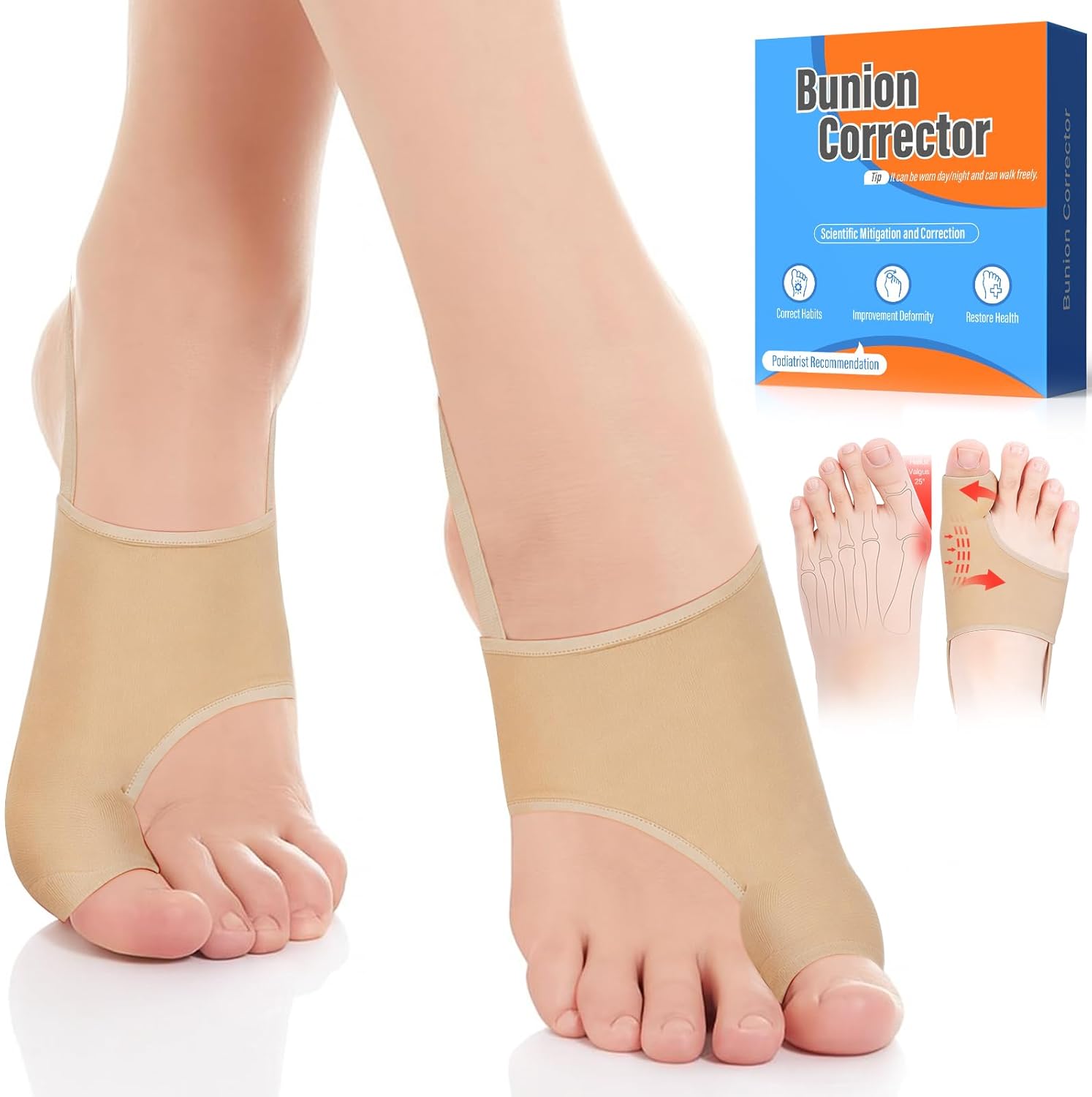 Detalle de QCCL Bunion Corrector 2-Piece Set