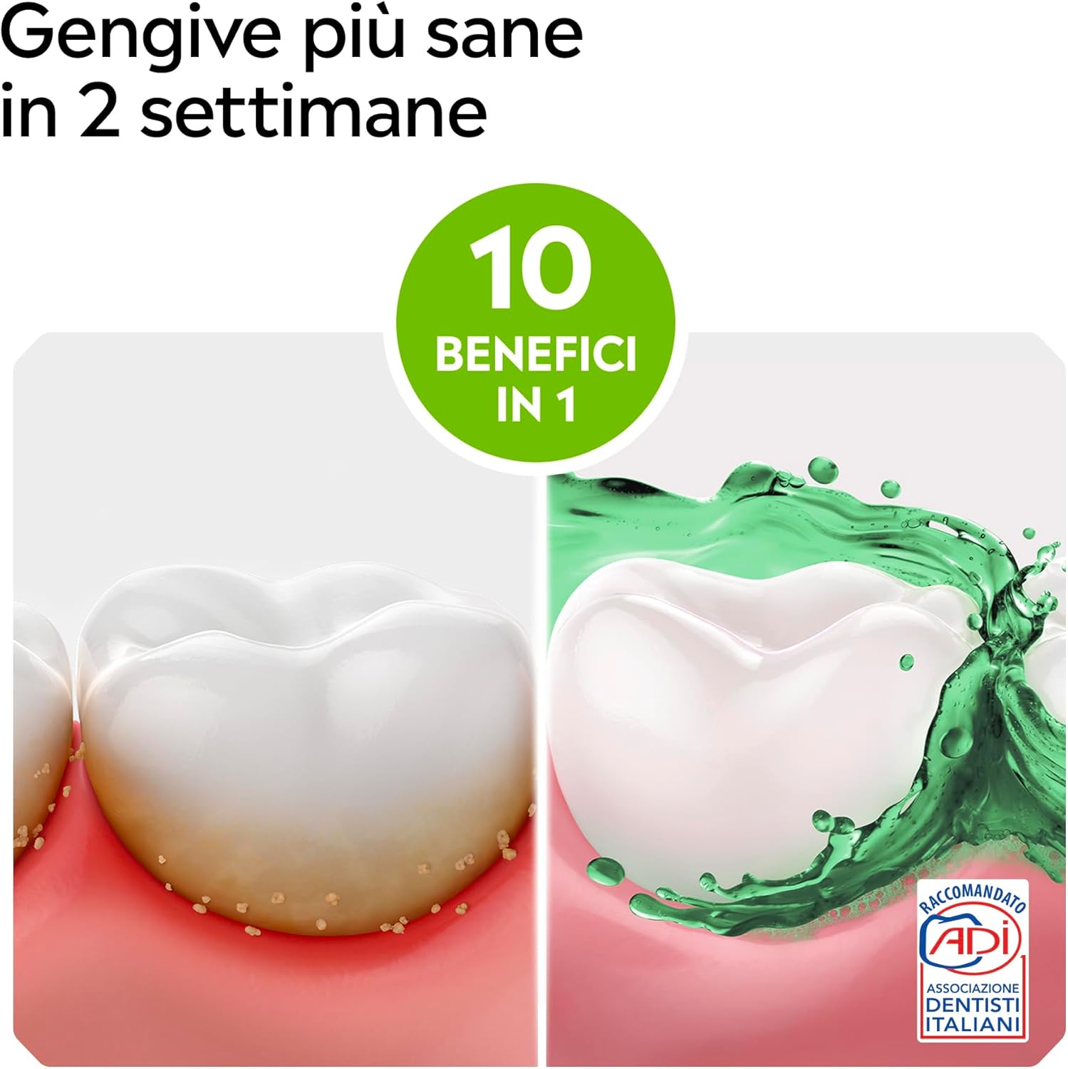 Thumbnail 2 de Listerine Total Care Denti e Gengive collutorio al fluoro 10 benefici in 1, menta fresca (confezione 2x1L)