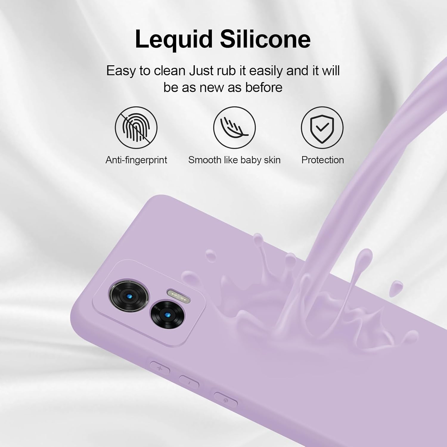 Thumbnail 3 de GiiYoon Hülle für Motorola Edge 30 Neo – Rundumschutz aus hochwertigem Liquid Silicone