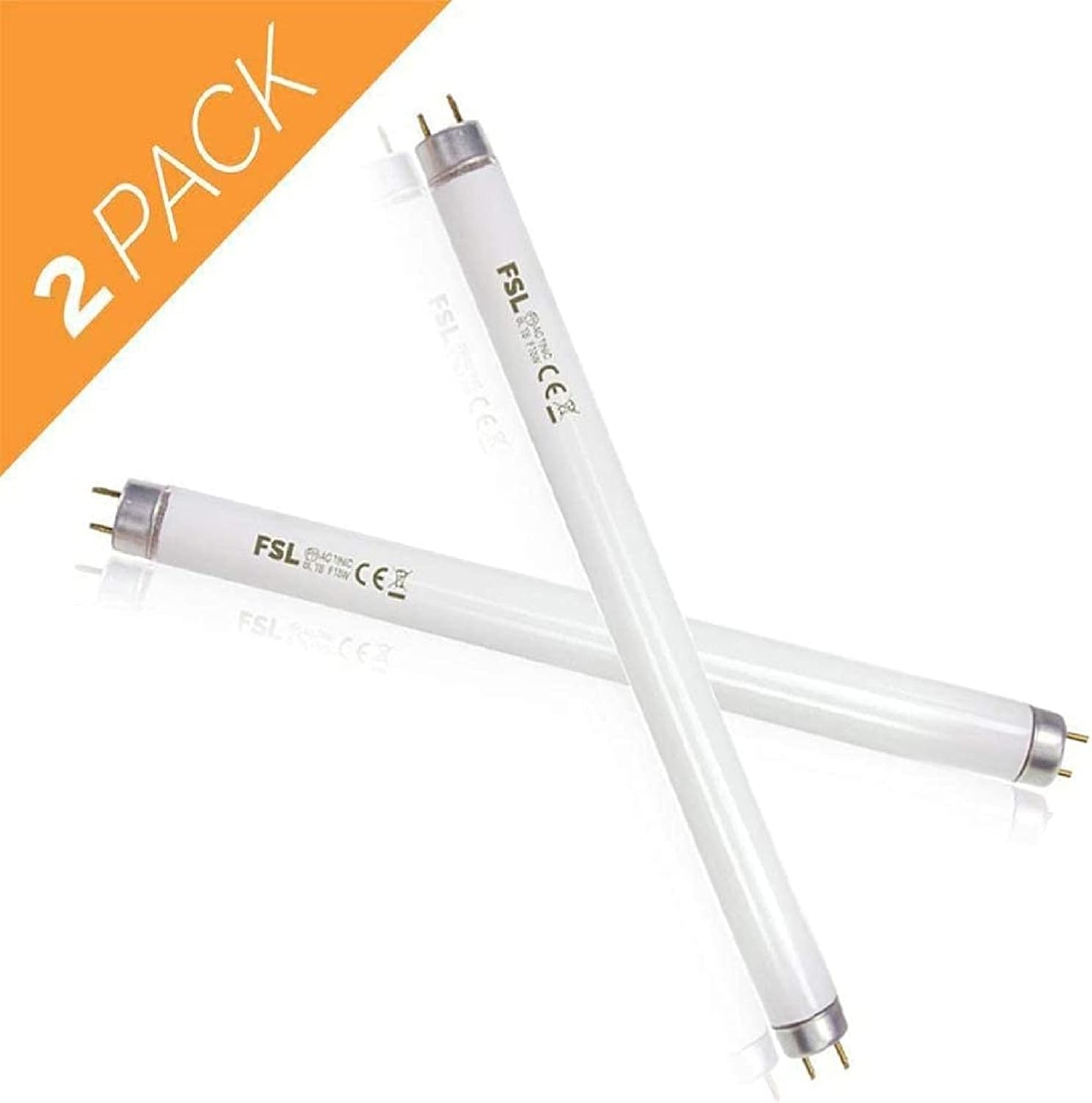 Detalle de ASPECTEK 10W Mosquito UV Lamp Replacement Bulbs Pack of 2