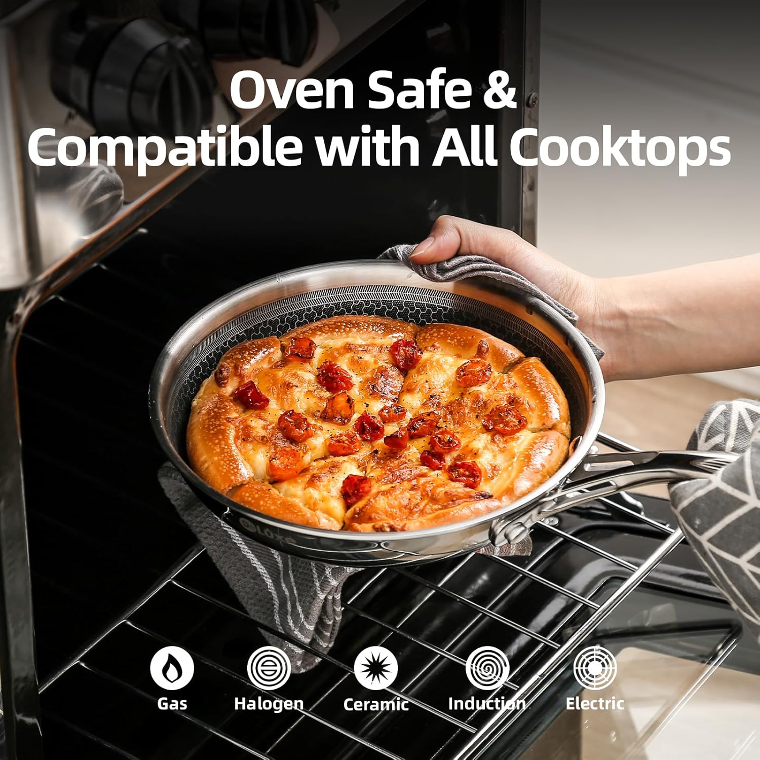 Thumbnail 5 de DELUXE Hybrid Ceramic 12-Inch Fry Pan