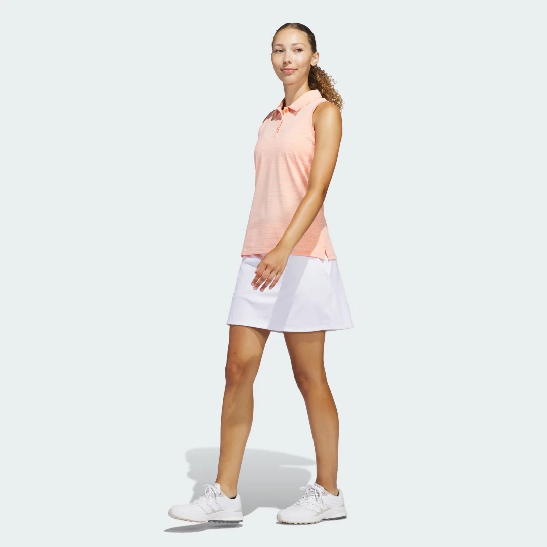 Detalle de POLO de Jacquard sin mangas Ultimate365 de Adidas