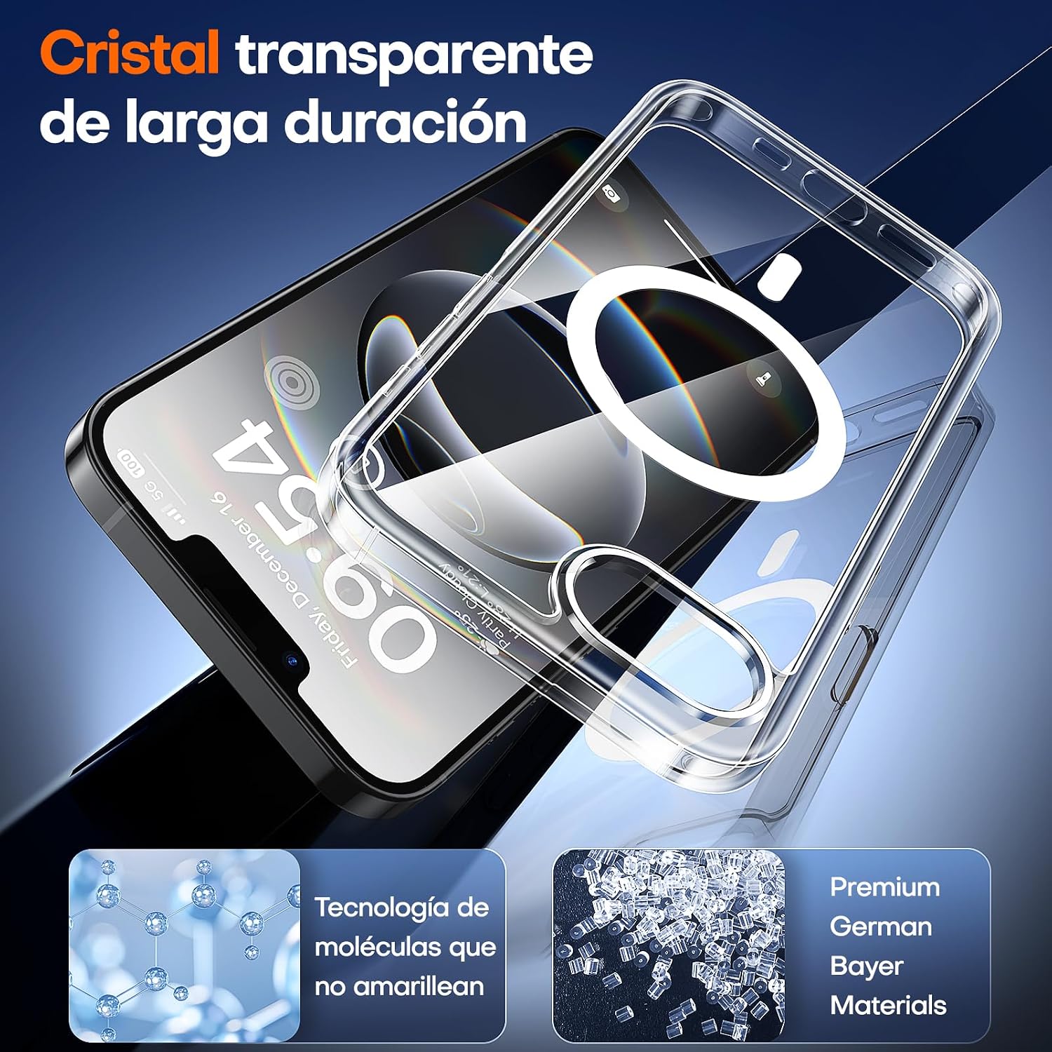 Thumbnail 3 de TAURI Funda iPhone 16e/17e transparente