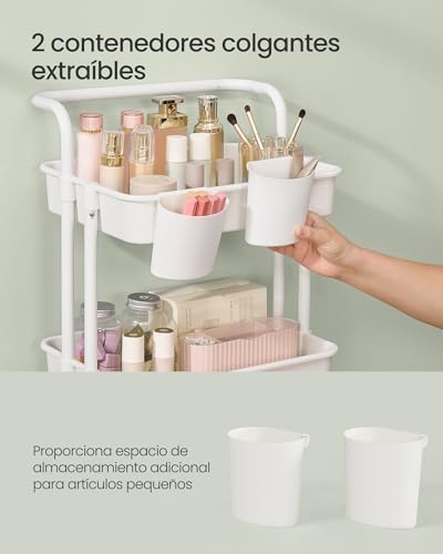 Thumbnail 5 de SONGMICS Carro Rodante de 4 Niveles con Cestas 🧺