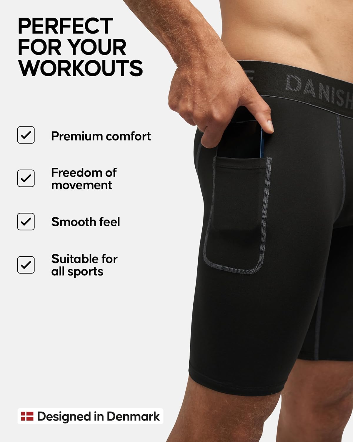 Thumbnail 2 de Danish Endurance Compression Shorts 2-Pack
