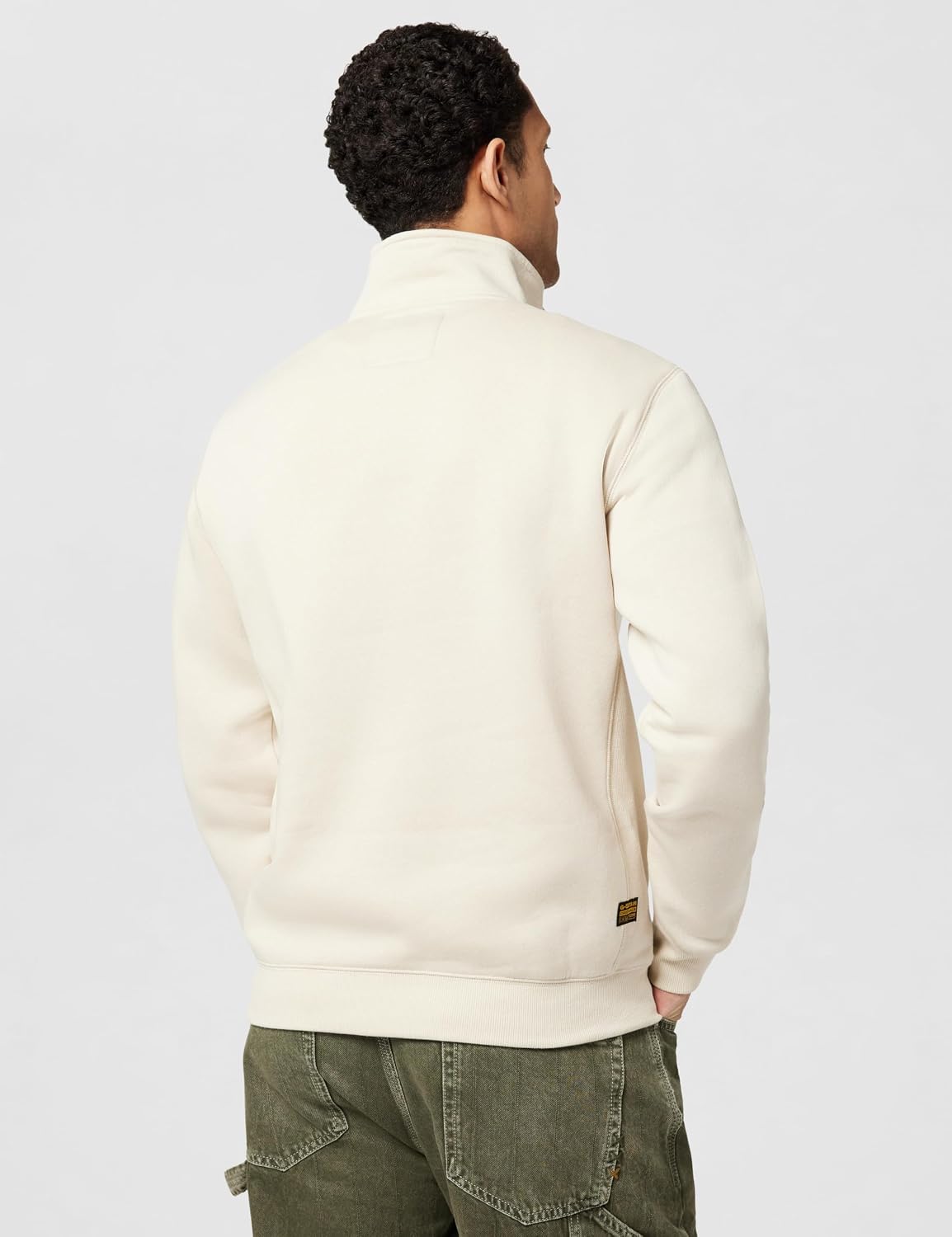 Detalle de G-Star Premium Core Half Zip Sweater Maglia di Tuta Uomo