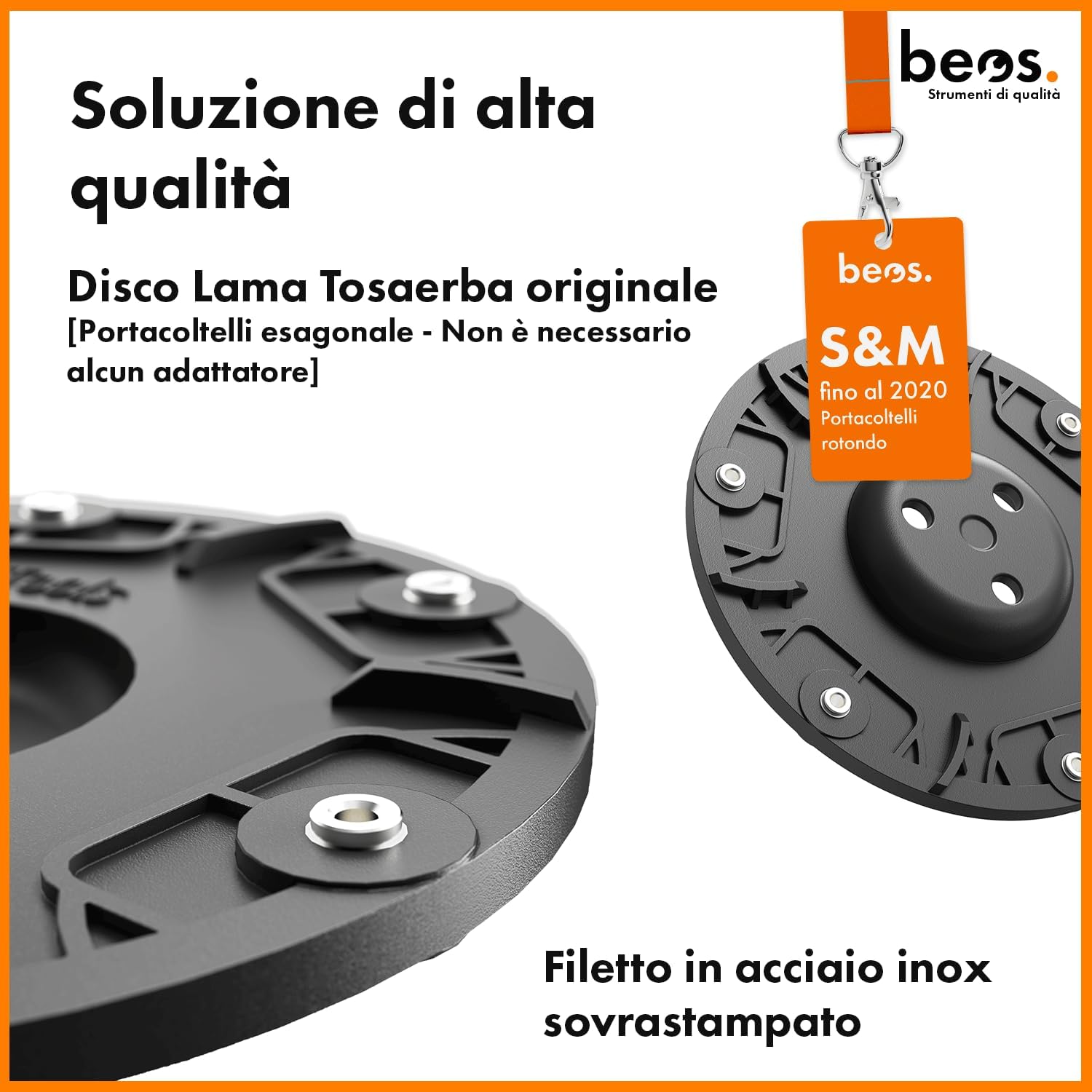 Thumbnail 5 de Disco lama rinforzato in fibra per tosaerba robotizzato a 6 lame (compatibile Worx Landroid S&M fino al 2020, Landxcape, Kress, Einhell)