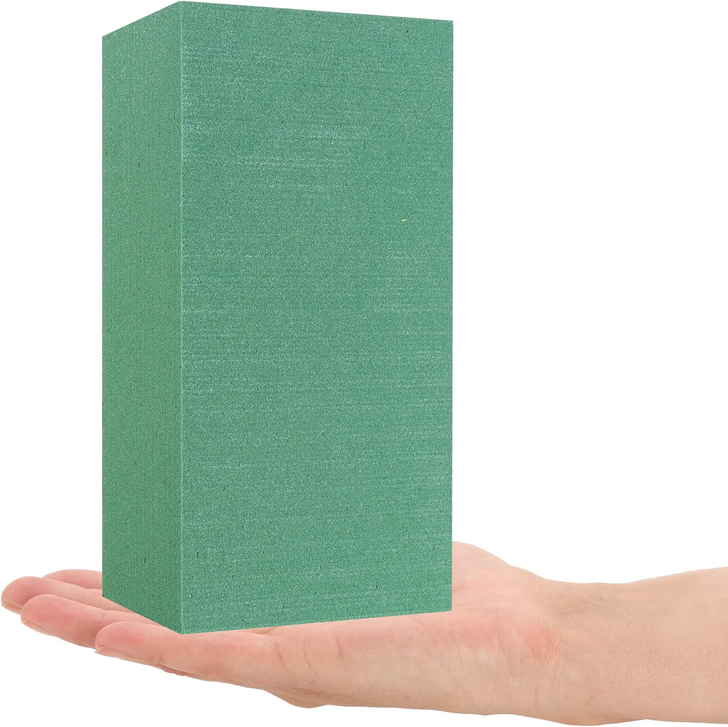Thumbnail 4 de com-four® 3X Mousse de bouchage pour fleurs fraîches – 20 x 10 x 7 cm, vert (3 pièces)