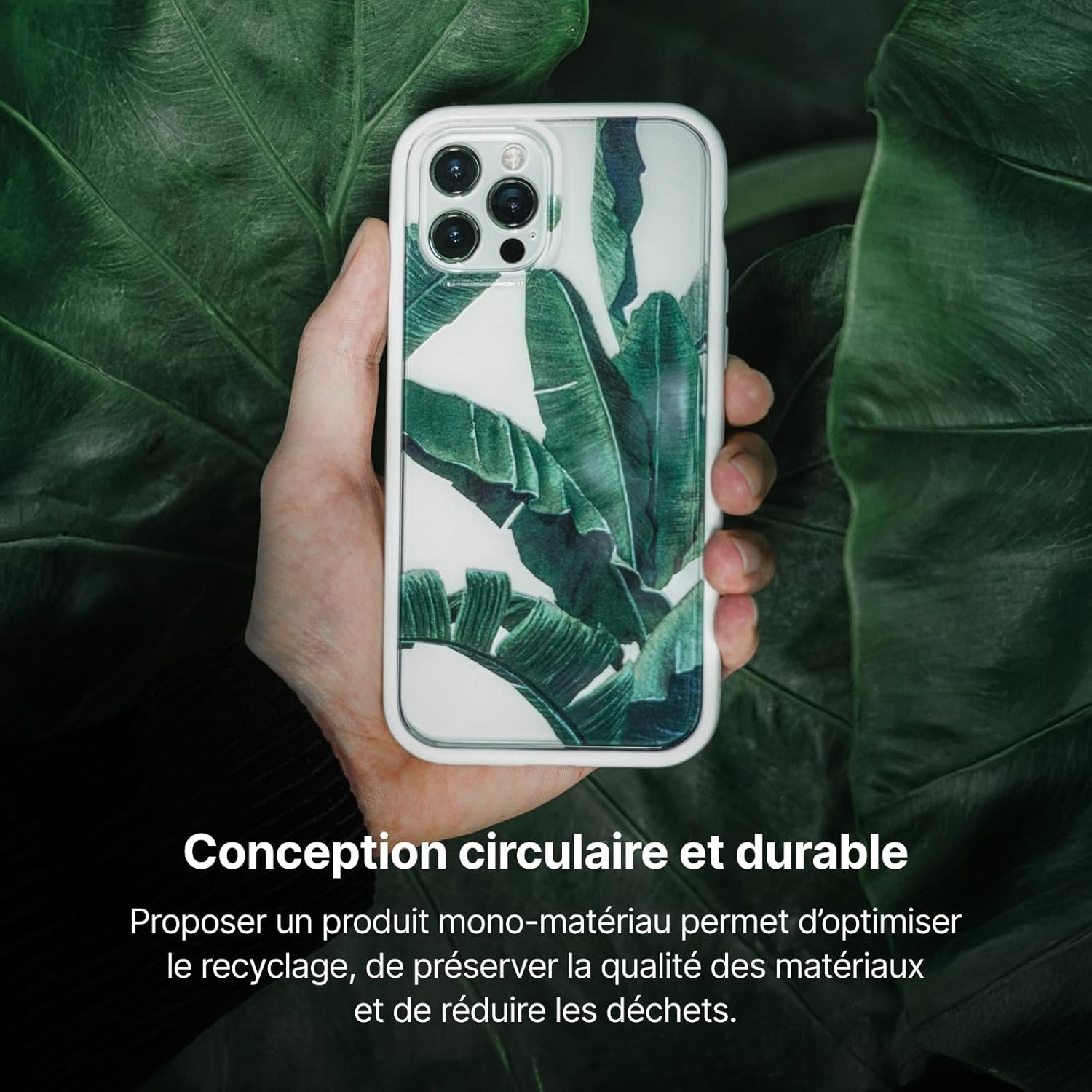 Thumbnail 5 de RhinoShield Coque Mod NX pour iPhone 17 – bumper sans verso, protection anti-chocs et design minimaliste (blanc)