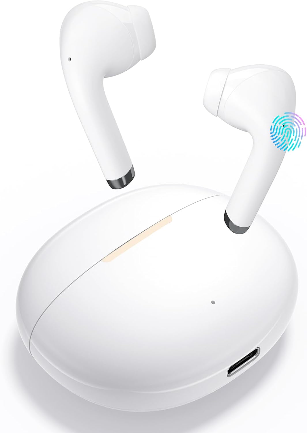 Detalle de yobola Wireless Earbuds: Ultra-light, IPX7 Sport Earphones with Bluetooth 5.4 and 4 HD Mics