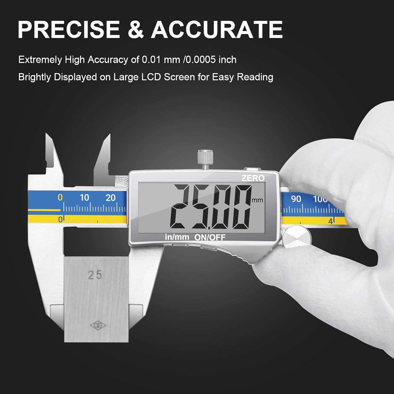 Detalle 2 de Preciva Calibrador digital 150 mm 📏