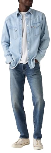 Detalle de Levi's 502 Taper: Vaqueros para hombre Denim Detour ADV 33W/30L