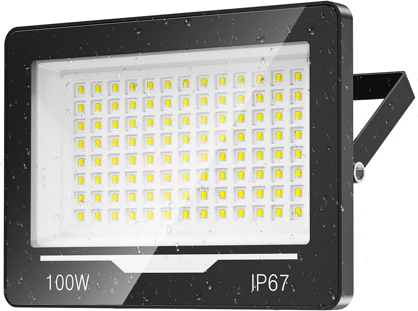 Detalle de TOPAUBUB Spot Projecteur LED Extérieur 100W – Puissance et robustesse pour l’éclairage extérieur