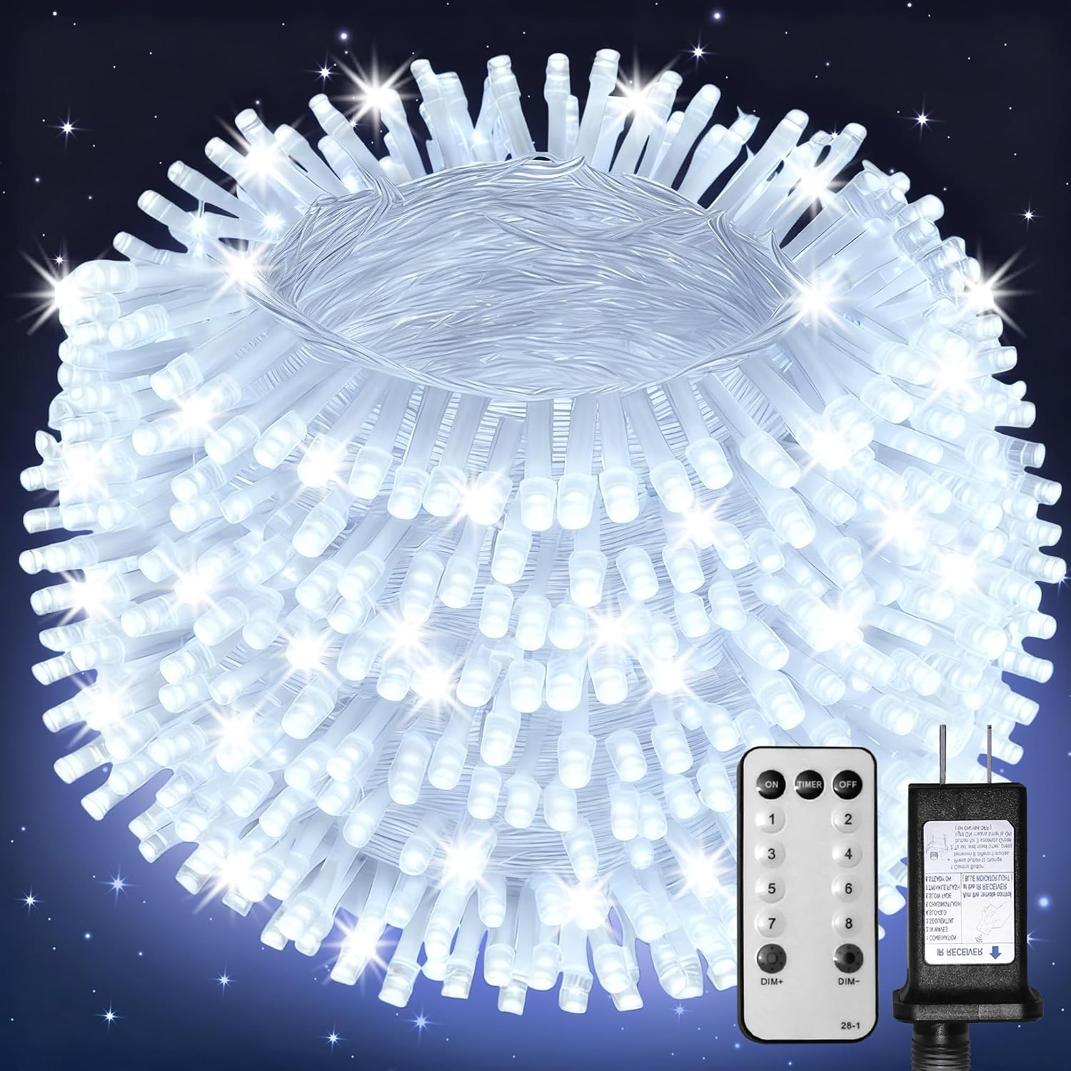 Detalle de Christmas String Lights 66ft