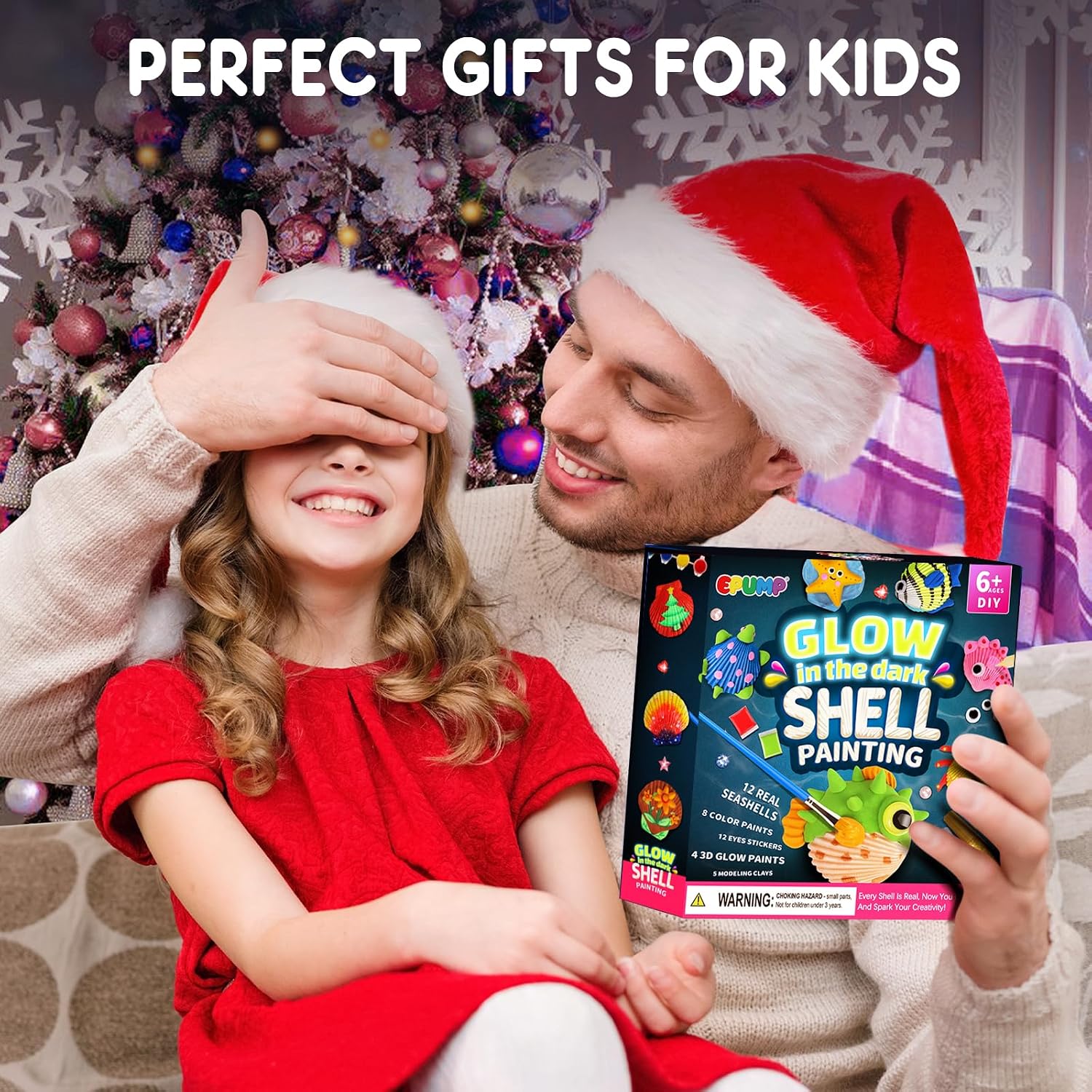 Thumbnail 6 de EPUMP Glow in the Dark Shell Painting Kit for Kids (Ages 6–12)