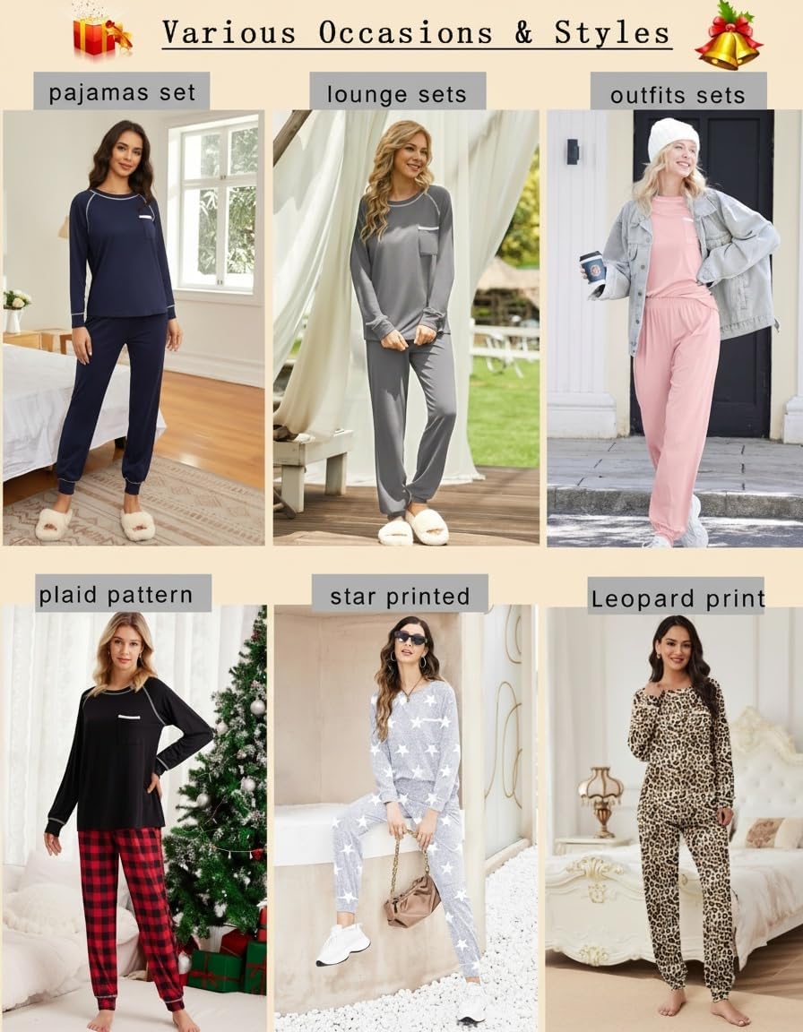 Detalle 2 de Ekouaer Women's Pajama Set