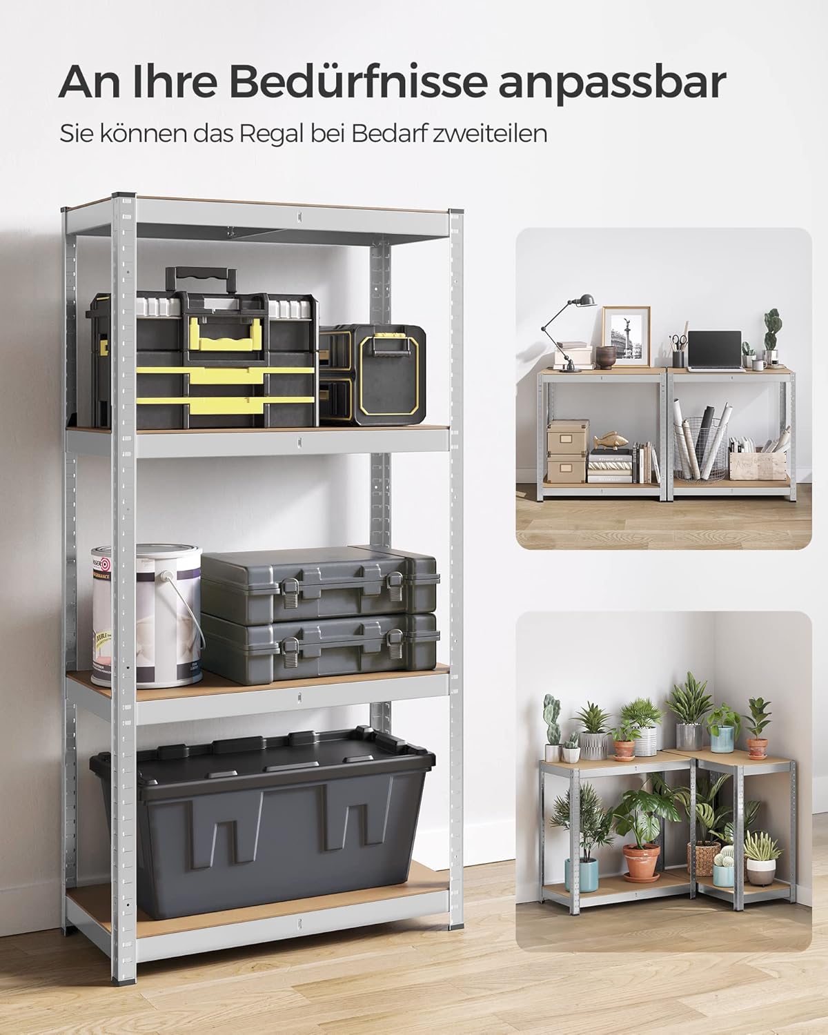 Thumbnail 6 de SONGMICS Schwerlastregal 2er-Set 520 kg