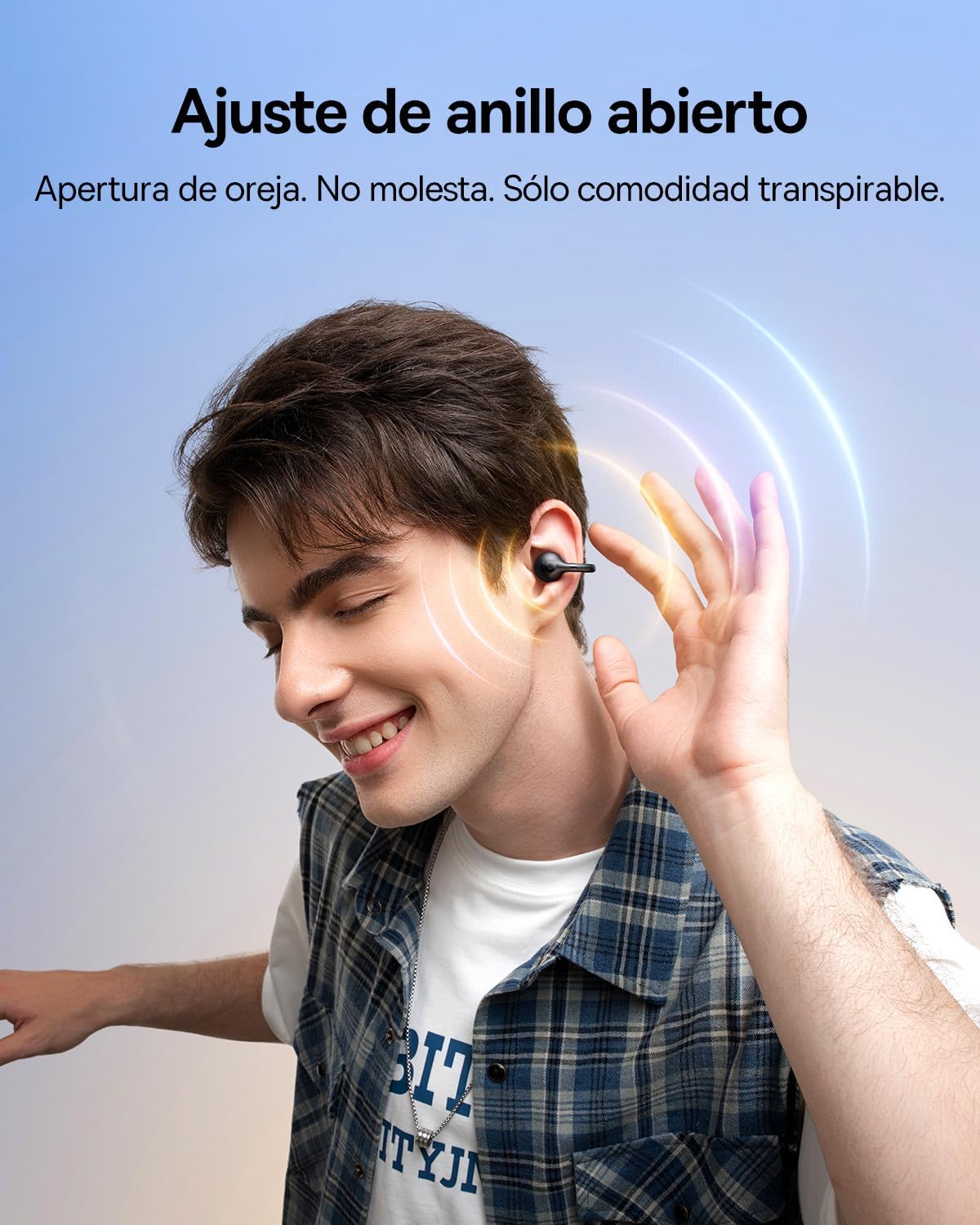 Detalle 2 de Baseus BC1 Auriculares abiertos Bluetooth 6.0 38 horas