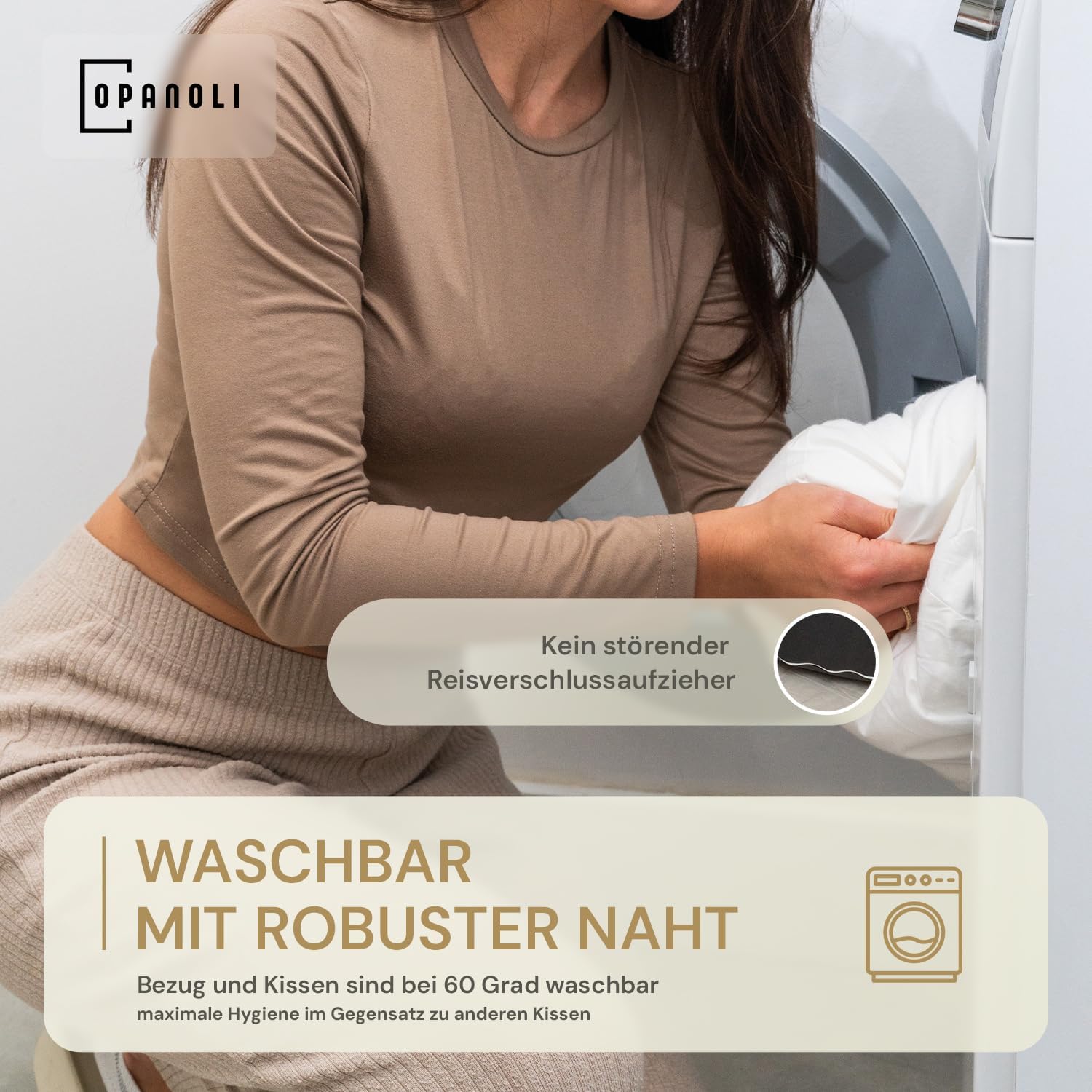 Thumbnail 6 de Opanoli ergonomisches Seitenschläferkissen – Entlastung für Schulter, Rücken und Hüfte