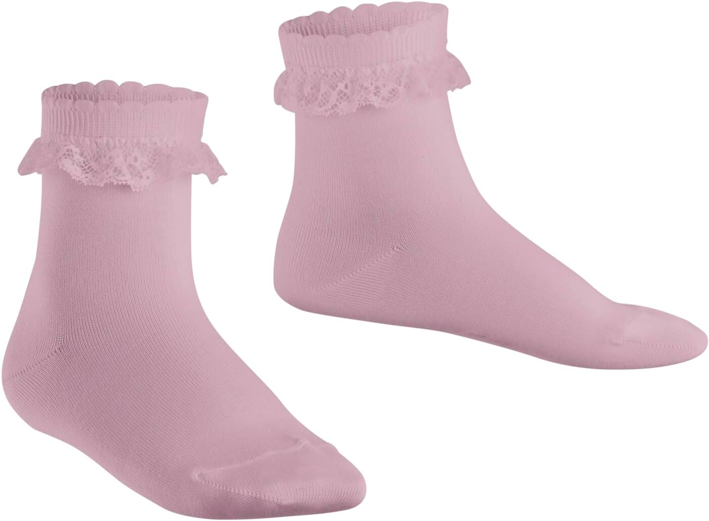 Detalle 2 de FALKE Kids Romantic Lace Socks: Breathable Cotton Luxury for Festive Occasions