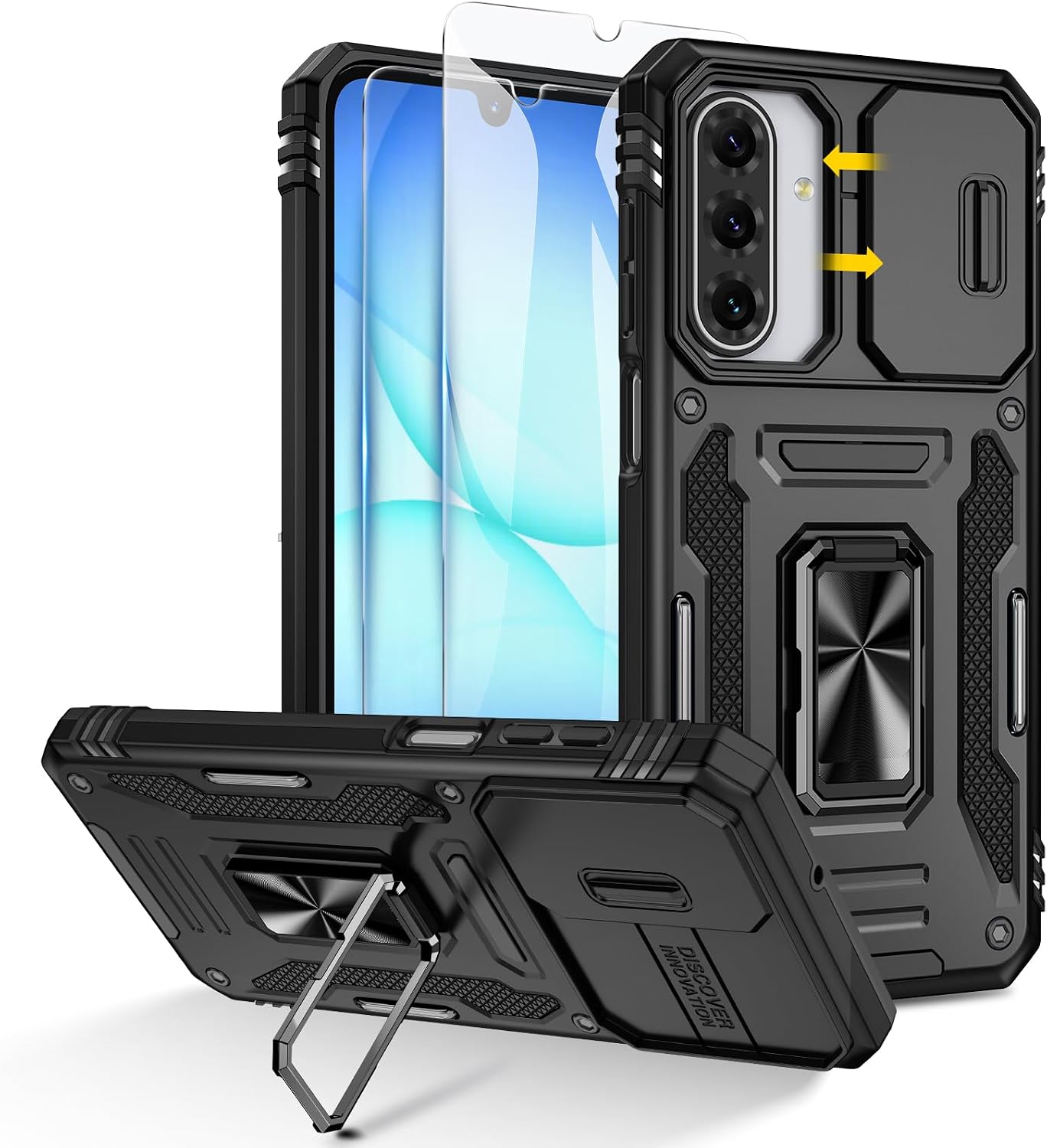 Detalle de Doeshine Samsung Galaxy A17 4G/5G case with 360° ring