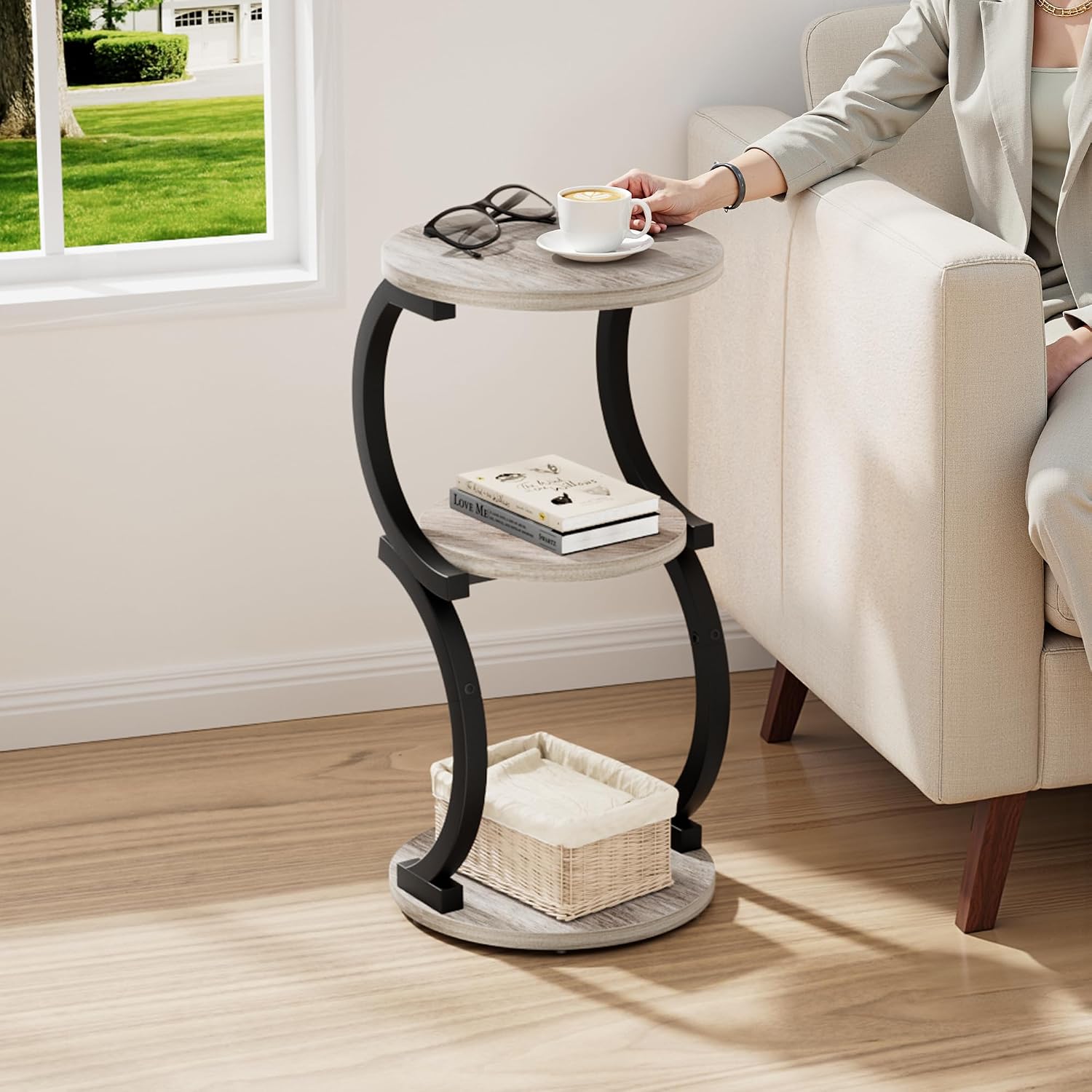 Detalle 2 de JUSTOGO Side Table, 3-Tier