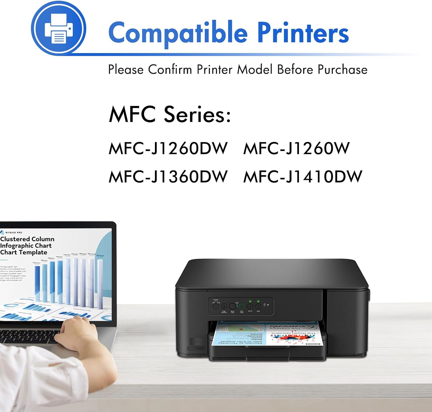Detalle de LC501 Ink Cartridges for Brother Printers
