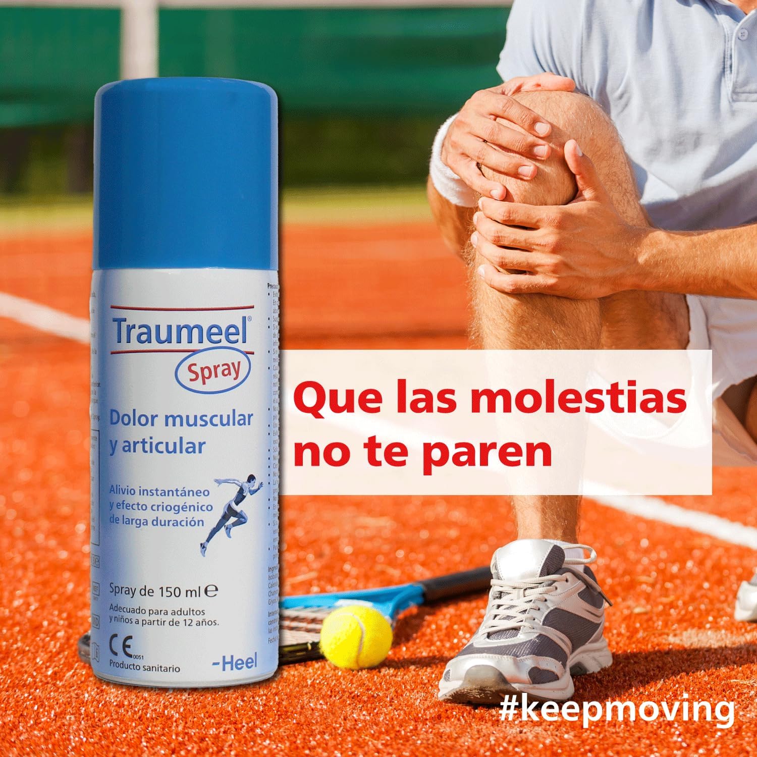 Detalle de Heel Traumeel Spray Frío 150 ml: alivio rápido para contusiones y tensiones musculares