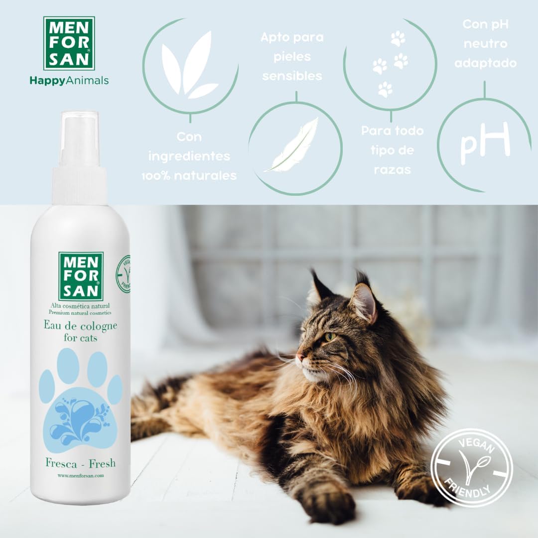 Thumbnail 2 de MENFORSAN Fresh Eau de Toilette per gatti da 125 ml: profumo fresco con effetto deodorante