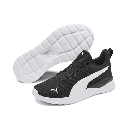 Detalle de PUMA Unisex Kids Anzarun Lite Jr. – Sneakers leggere in Black/White (EU 38.5)